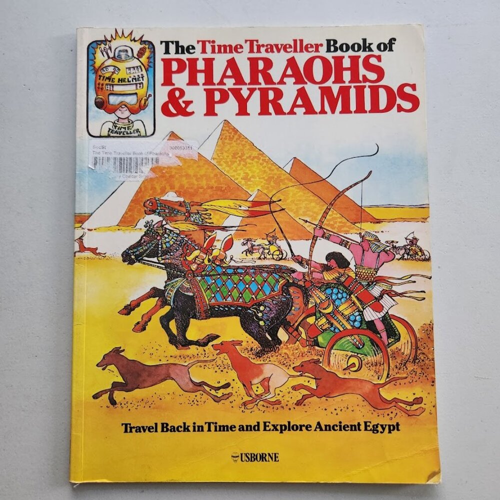 Time Traveller Book of Pharaohs and Pyramids Paperback Book History Comic Book